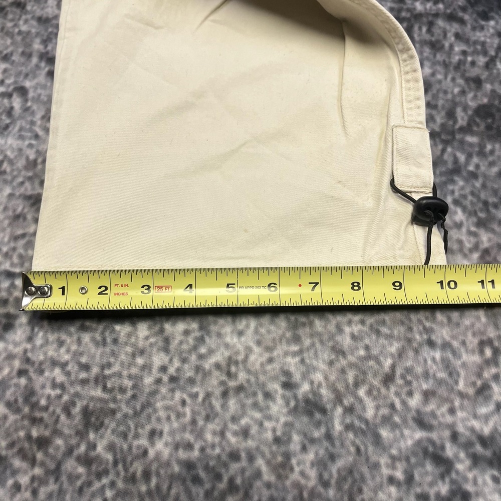 Vintage Wu Wear Pants Mens 34x30 Cream Baggy Embroidered Hip-Hop Skater Y2K‎ - Picture 16 of 16